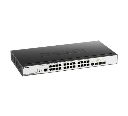 Коммутатор D-Link DGS-3000-28LP DGS-3000-28LP/B1A 24G 4SFP 24PoE 193W управляемый