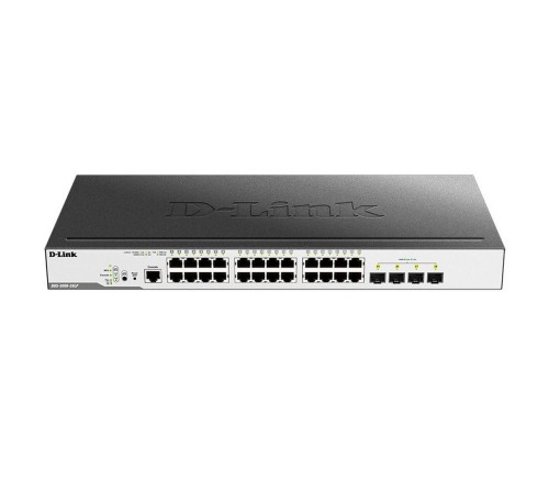 Коммутатор D-Link DGS-3000-28LP DGS-3000-28LP/B1A 24G 4SFP 24PoE 193W управляемый