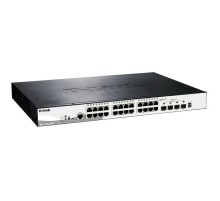Коммутатор D-Link DGS-1510-28XMP/A1A 24G 24PoE+ 370W настраиваемый