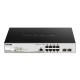 Коммутатор D-Link DGS-1210-10P/ME/B1A 8G 2SFP 8PoE управляемый