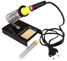 REXANT (12-0163) Набор для пайки  (паяльник 30 Вт, оловоотсос, подставка, припой)