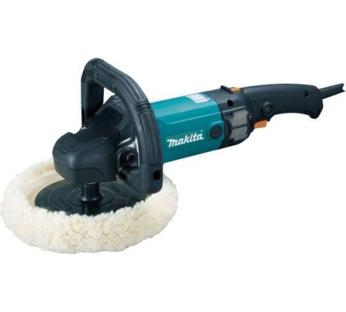 Полировальная машина Makita 9237CB 1200Вт 3200об/мин рез.шпин.:M14 d=180мм Полировальная машина Makita 9237CB 1200Вт 3200об/мин рез.шпин.:M14 d=180мм