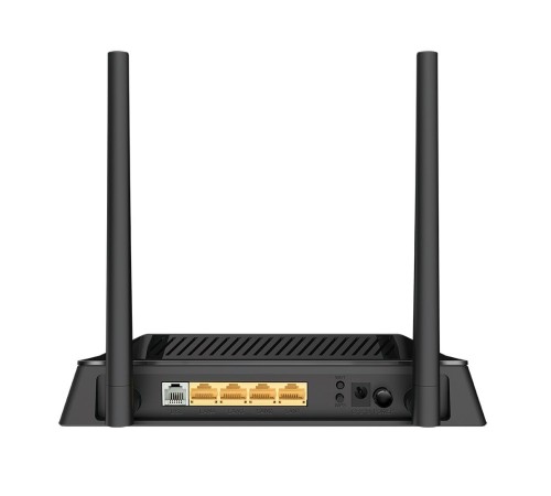 Роутер D-Link DSL-224/R1A, VDSL2/ADSL2+ Annex A Wireless N300 Router.1 RJ-11 DSL port, 4 10/100Base-TX LAN ports, 802.11b/g/n compatible, 802.11n up to 300Mbps with internal 2 dBi antennas, VDSL2 standards: (DSL-224/R1A)
