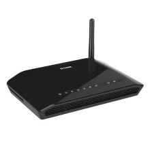 Маршрутизатор D-Link DSL-2640U/RB/U2B, Wireless N 150 ADSL2+ Modem Router (Annex B) ADSL: 1 RJ-11 port LAN: 4 RJ-45 10/100BASE-TX Fast Ethernet ports with auto-MDI/MDIX WLAN: built-in 802.11b, g, and n wireless int (DSL-2640U/RB/U2B)