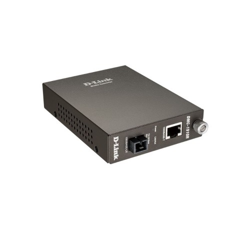 Медиаконвертер D-Link DMC-1910R/A9A WDM 1x1000Base-T 1x1000Base-LX SC ТХ:1310nm RX:1550nm SingleMode 15km