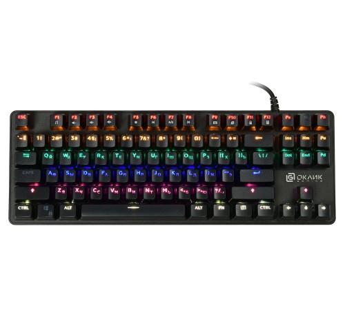 Клавиатура Оклик 969G SHOTGUN механическая черный USB Multimedia for gamer LED Клавиатура Оклик 969G SHOTGUN механическая черный USB Multimedia for gamer LED