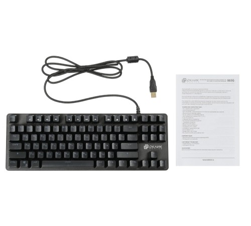 Клавиатура Оклик 969G SHOTGUN механическая черный USB Multimedia for gamer LED Клавиатура Оклик 969G SHOTGUN механическая черный USB Multimedia for gamer LED
