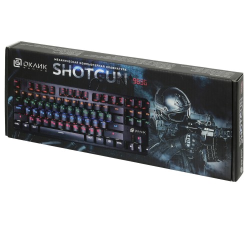 Клавиатура Оклик 969G SHOTGUN механическая черный USB Multimedia for gamer LED Клавиатура Оклик 969G SHOTGUN механическая черный USB Multimedia for gamer LED