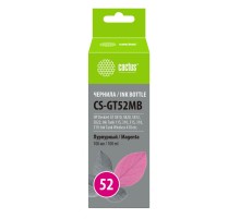 Чернила Cactus CS-GT52MB M0H55AE пурпурный 100мл для HP DeskJet GT 5810/5820/5812/5822