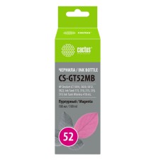 Чернила Cactus CS-GT52MB M0H55AE пурпурный 100мл для HP DeskJet GT 5810/5820/5812/5822
