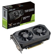 Видеокарта Asus PCI-E TUF-GTX1650-O4GD6-GAMING NVIDIA GeForce GTX 1650 4096Mb 128bit GDDR6 1410/6001 DVIx1/HDMIx1/DPx1/HDCP Ret