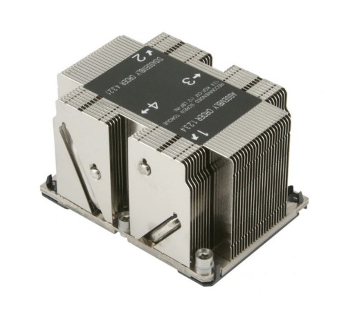 Пассивный кулер ALSEYE AS3647-P4HCAL2U-JYR81 3647 Narrow 2U, TDP 205W, 108*78*64mm {30} (672682)