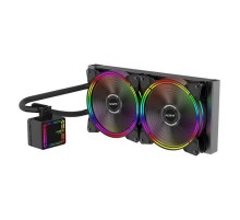 H280 TDP 200W (при T воздуха 45 С)Universal Platfrom PWM Single 5colors+ LED 140mm*2 {6}
