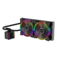 H280 TDP 200W (при T воздуха 45 С)Universal Platfrom PWM Single 5colors+ LED 140mm*2 {6}