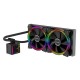 H280 TDP 200W (при T воздуха 45 С)Universal Platfrom PWM Single 5colors+ LED 140mm*2 {6}