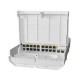 Коммутатор MikroTik netPower 16P with 800MHz CPU, 256MB RAM, 16x Gigabit LAN with PoE-out, 2xSFP+ cages, RouterOS L5 or SwitchOS (dual boot), outdoor enclosure, mounting kit (power supply NOT included) (CRS318-16P-2S+OUT)