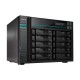Сетевое хранилище ASUSTOR AS6510T 10-Bay NAS/Media player/Intel Atom C3538 2,1GHz(Quad-Core), 8GB SO-DIMM DDR4, noHDD(HDD,SSD),/2x10GbE+2x2,5Gbe(LAN)/2xUSB3.2,HDMI/M.2/4ip camera license ; 90IX0191-BW3S10 (AS6510T)