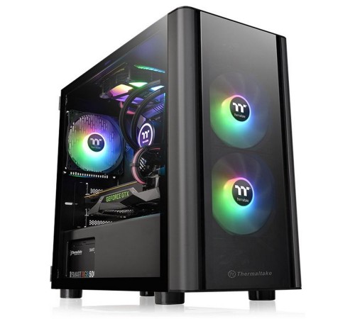 Корпус Thermaltake V150 TG черный без БП mATX 3x120mm 4x140mm 2xUSB2.0 1xUSB3.0 audio bott PSU