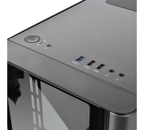 Корпус Thermaltake V150 TG черный без БП mATX 3x120mm 4x140mm 2xUSB2.0 1xUSB3.0 audio bott PSU