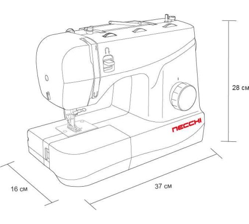 Швейная машина Necchi 4323 А белый