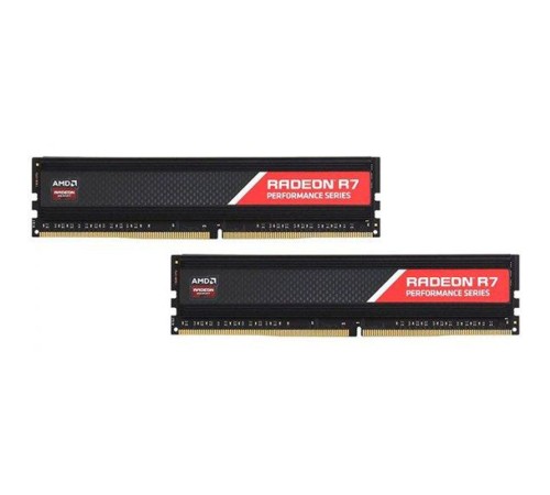 16GB AMD Radeon™ DDR4 2666 DIMM R7 Performance Series Black Gaming Memory R7S416G2606U2K Non-ECC, CL16, 1.2V, Heat Shield, Kit (2x8GB), RTL (183122) 16GB AMD Radeon™ DDR4 2666 DIMM R7 Performance Series Black Gaming Memory R7S416G2606U2K Non-ECC, CL16, 1.2V, Heat Shield, Kit (2x8GB), RTL (183122)