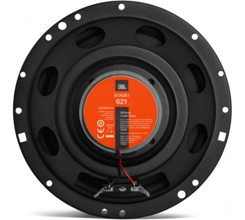 Колонки автомобильные JBL Stage1 621 175Вт 90дБ 4Ом 16см (6дюйм) (ком.:2кол.) коаксиальные двухполосные
