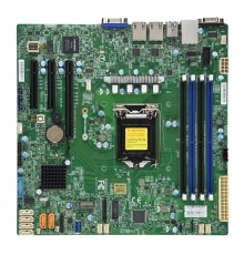 Материнская плата Supermicro Motherboard 1xCPU X11SCL-F E-22**/ UpTo4UDIMM/ 6x SATA3/ C242 RAID 0/1/5/10/ 2xGE/ 1xPCIx8, 2xPCIx4,M.2 NGFF connector(9.6" x 9.6") (MBD-X11SCL-F-B)