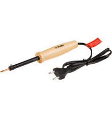 ЗУБР Электропаяльник "МАСТЕР" с деревянной рукояткой и долговечным жалом, форма клин, 40Вт [55405-40_z01]