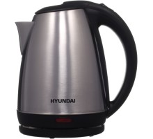 Чайник электрический Hyundai HYK-S1030 1.7л. 2200Вт серебристый матовый/черный (корпус: металл)