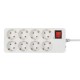 Сетевой фильтр Buro 800SH-5-W 5м (8 розеток) белый (коробка)