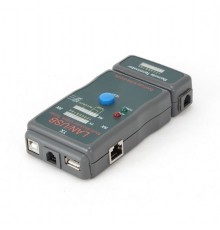 Тестер LAN Cablexpert NCT-2, 100/1000 Base-TX, для UTP, STP, RJ-11, USB-кабеля (031967)