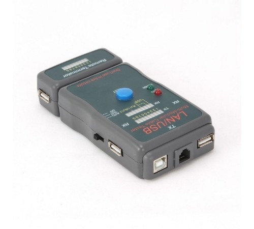 Тестер LAN Cablexpert NCT-2, 100/1000 Base-TX, для UTP, STP, RJ-11, USB-кабеля (031967)