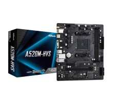 Материнская плата Asrock A520M-HVS Soc-AM4 AMD A520 2xDDR4 mATX AC`97 8ch(7.1) GbLAN RAID+VGA+HDMI