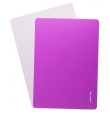 Доска для лепки Silwerhof 957012 Neon прямоугольная A5 пластик 1мм розовый
