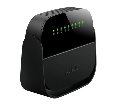 Роутер беспроводной D-Link DSL-2640U/R1A N150 ADSL2+/VDSL2 черный