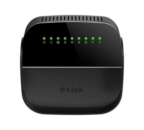 Роутер беспроводной D-Link DSL-2640U/R1A N150 ADSL2+/VDSL2 черный