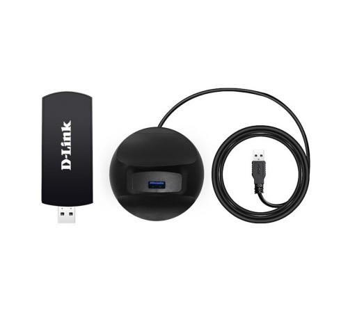DWA-192/RU/B1A Wireless AC1750 Dual-band USB Adapter. 802.11a/b/g/n and 802.11ac, switchable Dual band 2.4 GHz or 5 GHz; Up to 1300 Mbps data transfer rate in 802.11ac mode (5 GHz), up to 600 Mbps data transfer rate in 802.11n mode (2.4 GHz); High speed DWA-192/RU/B1A Wireless AC1750 Dual-band USB Adapter. 802.11a/b/g/n and 802.11ac, switchable Dual band 2.4 GHz or 5 GHz; Up to 1300 Mbps data transfer rate in 802.11ac mode (5 GHz), up to 600 Mbps data transfer rate in 802.11n mode (2.4 GHz); High speed