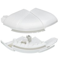 Угол внешний для короба изменяемый 80x50мм 60-120 Legrand 010622 белый