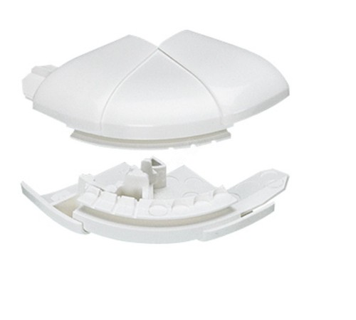 Угол внешний для короба изменяемый 80x50мм 60-120 Legrand 010622 белый