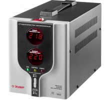 Стабилизатор напряжения Зубр АС 1000 электронный однофазный серый