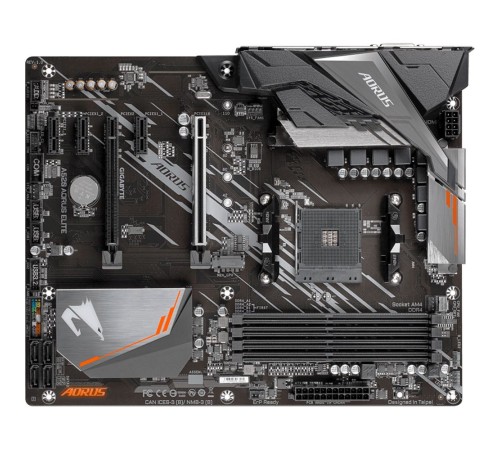 Материнская плата Gigabyte A520 AORUS ELITE Soc-AM4 AMD A520 4xDDR4 ATX AC`97 8ch(7.1) GbLAN RAID+DVI+HDMI