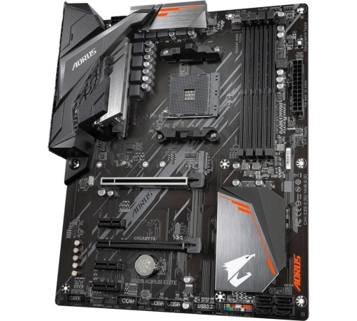 Материнская плата Gigabyte A520 AORUS ELITE Soc-AM4 AMD A520 4xDDR4 ATX AC`97 8ch(7.1) GbLAN RAID+DVI+HDMI