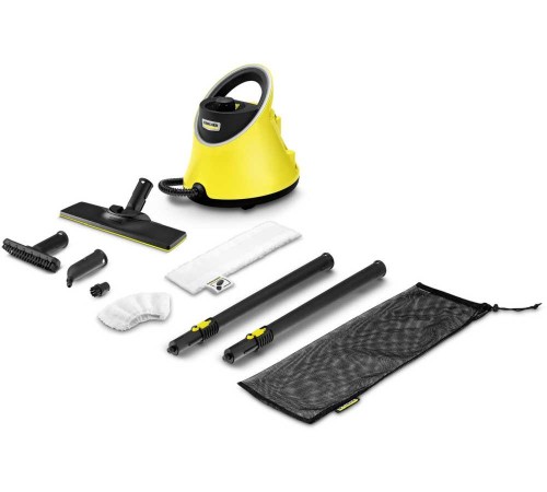 Пароочиститель напольный Karcher EasyFix SC 2 Deluxe 1500Вт желтый/черный Пароочиститель напольный Karcher EasyFix SC 2 Deluxe 1500Вт желтый/черный