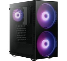 Корпус Aerocool Python-G-BK-v1 черный без БП ATX 1x120mm 2x200mm 2xUSB2.0 1xUSB3.0 audio bott PSU