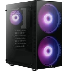 Корпус Aerocool Python-G-BK-v1 черный без БП ATX 1x120mm 2x200mm 2xUSB2.0 1xUSB3.0 audio bott PSU