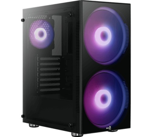 Корпус Aerocool Python-G-BK-v1 черный без БП ATX 1x120mm 2x200mm 2xUSB2.0 1xUSB3.0 audio bott PSU