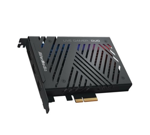 Плата видеозахвата внутренняя AVER Media Live Gamer DUO, PCI-Express x4 Gen 2, 2xHDMI, 1920x1080p60 HDR, (GC570D) (679934), RTL {20} Плата видеозахвата внутренняя AVER Media Live Gamer DUO, PCI-Express x4 Gen 2, 2xHDMI, 1920x1080p60 HDR, (GC570D) (679934), RTL {20}