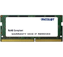 Память DDR4 16Gb 2666MHz Patriot PSD416G26662S Signature RTL PC4-21300 CL19 SO-DIMM 260-pin 1.2В dual rank
