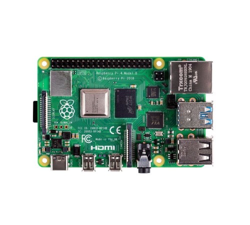 Raspberry Pi 4 Model B (RA608) Retail, 8GB RAM, Broadcom BCM2711 Quad core Cortex-A72 (ARM v8) 64-bit SoC @ 1.5GHz CPU, WiFi, Bluetooth, 40-pin GPIO, 2x USB 3.0, 2xUSB 2.0,2x micro-HDMI, USB-C 5V Power разъем  (RASP4888), (931199)