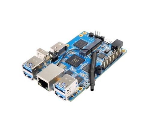 Orange Pi 3 H6 (2GB+8GB eMMC) (RD048) Quad-core 64-bit 1.8GHZ ARM Cortex™-A53with 2GB LPDDR3 (shared with GPU) with 8GB eMMC flash